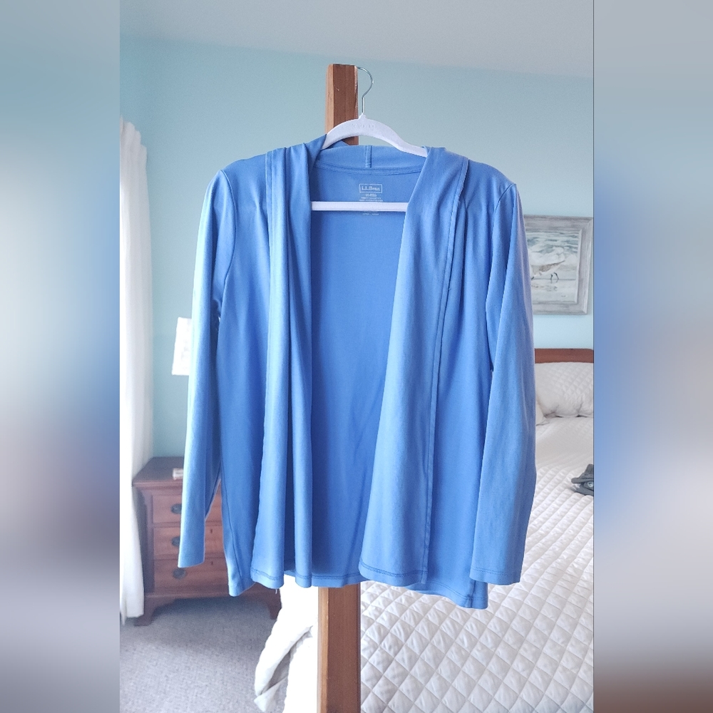 L.L. Bean Cardigan | Size M | Blue | long sleeve
